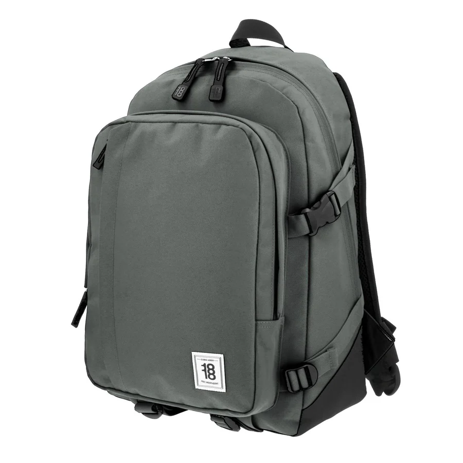 Mochila grande 1818 Unisex WYNN Gris - Imagen 2