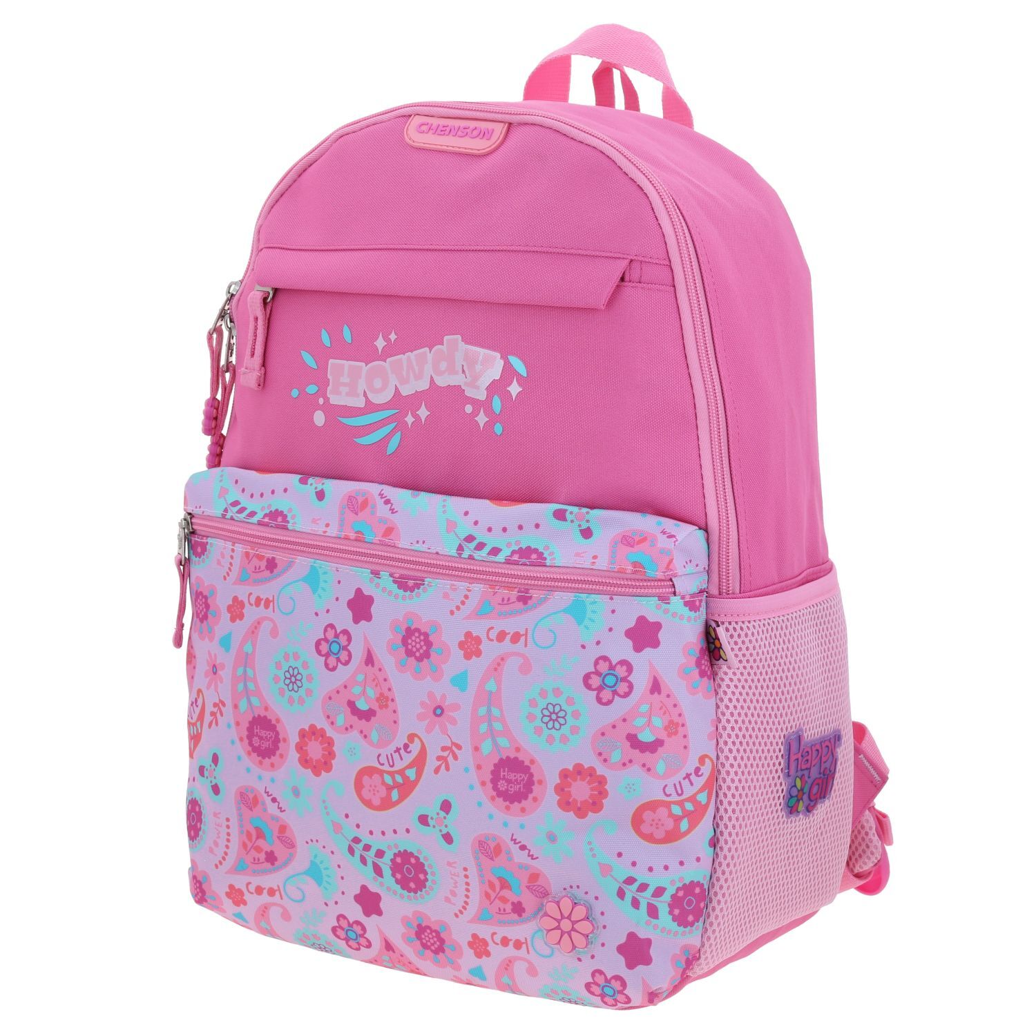 Mochila Escolar Rosa Happy Girl Xoxo - Imagen 2