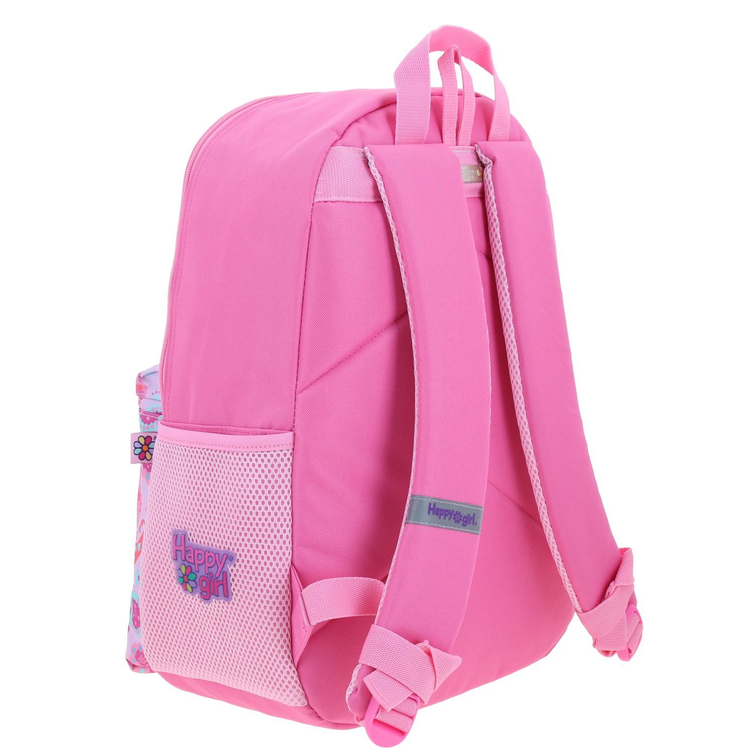 Mochila Escolar Rosa Happy Girl Xoxo - Imagen 3